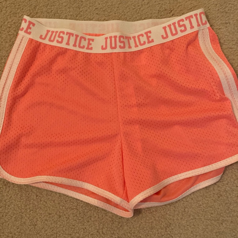 Justice girls mesh shorts